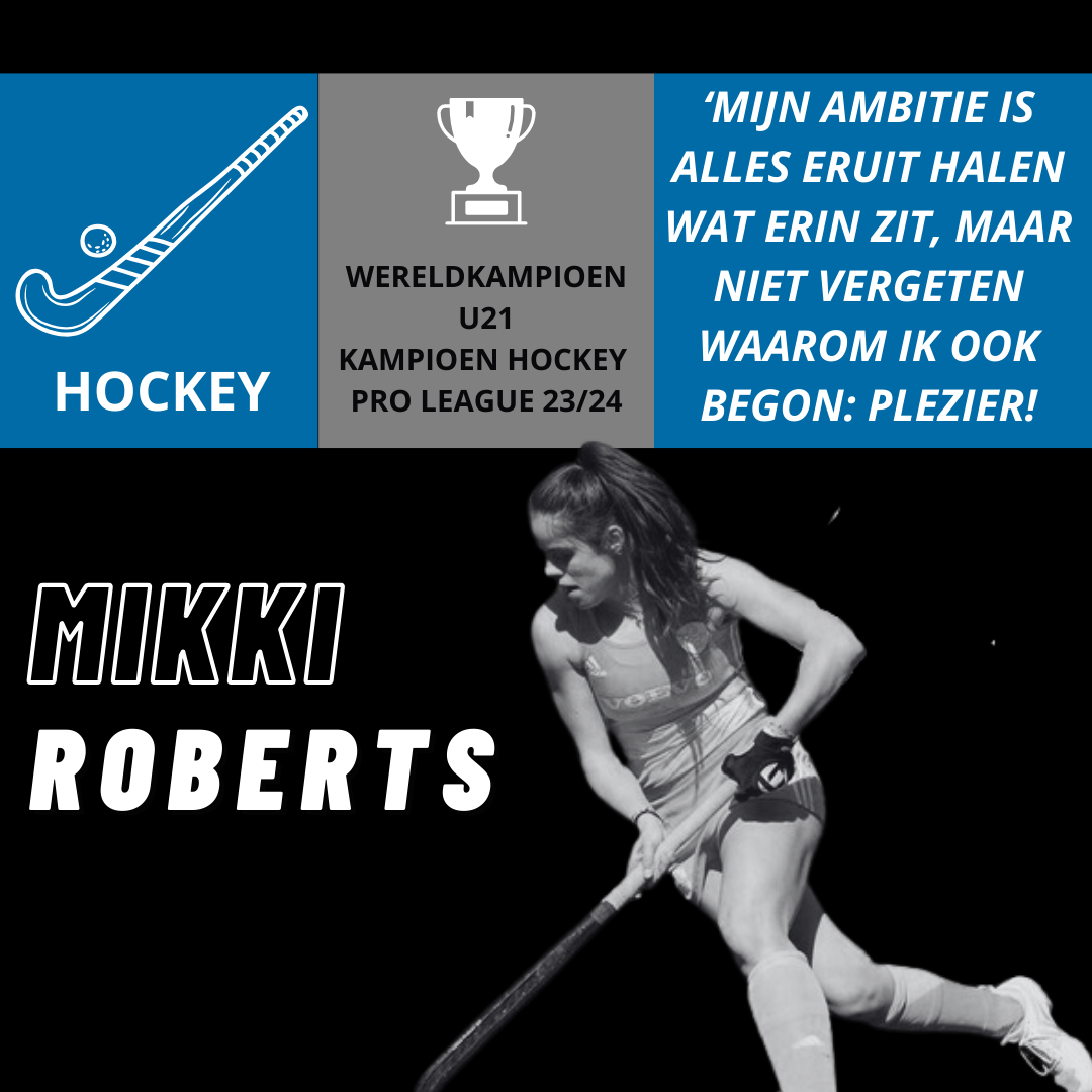 Mikki Roberts - Team Tilburg ambassadeur
