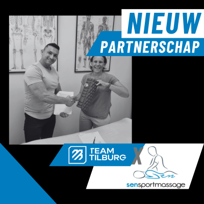 Nieuwe partner Sensportmassage Team Tilburg