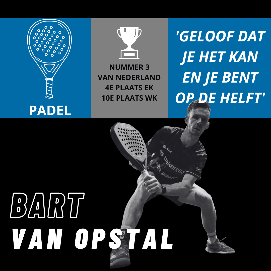 Bart van Opstal Ambassadeur van Team Tilburg